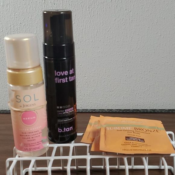 NEW Love at First Tan Self Tanner Darker, Jergens Sol L'Oreal Sublime Bronze Lot - Picture 1 of 12